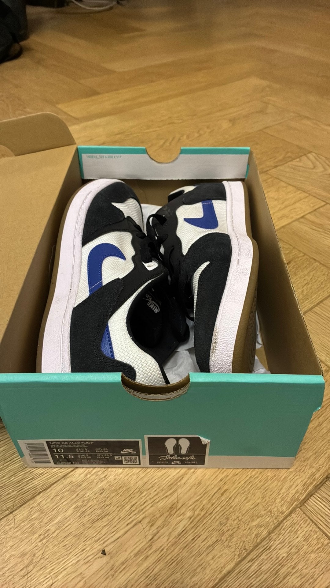 Nike SB Alleyoop taille 44 - NOUVEAU, Vêtements | Hommes, Enlèvement, Comme neuf, Bleu, Baskets