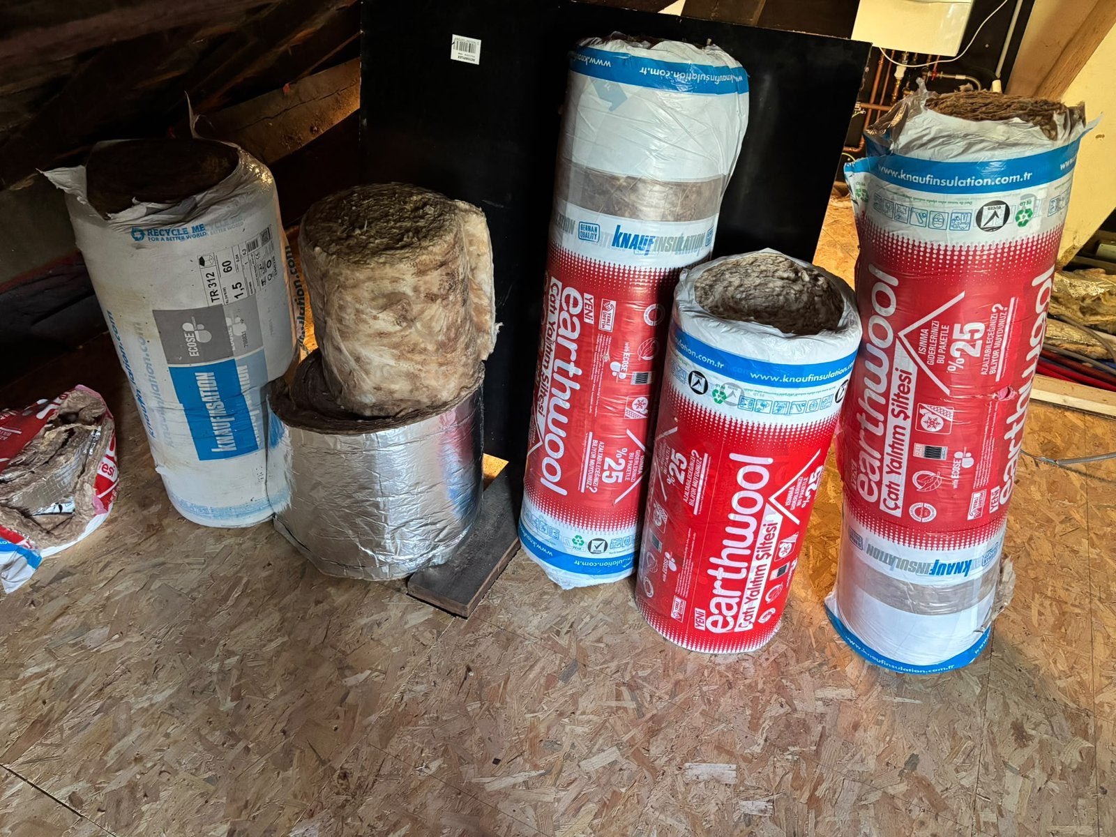 Rolisolatie Knauf  100mm dik  3x rollen 2.3 m2, Ophalen, Nieuw