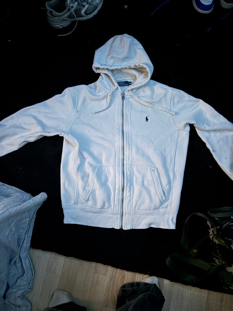 Ralp Lauren zipper, Kleding | Heren, Truien en Vesten, Maat 48/50 (M), Wit, Ralph Lauren, Nieuw