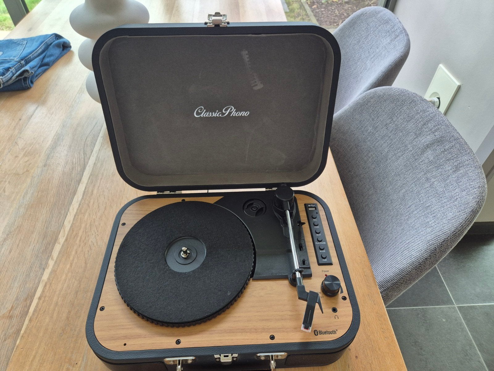 Draagbare platenspeler Lenco TT-116BK, Perfecte staat., Ophalen, Zo goed als nieuw, Platenspeler, Overige merken
