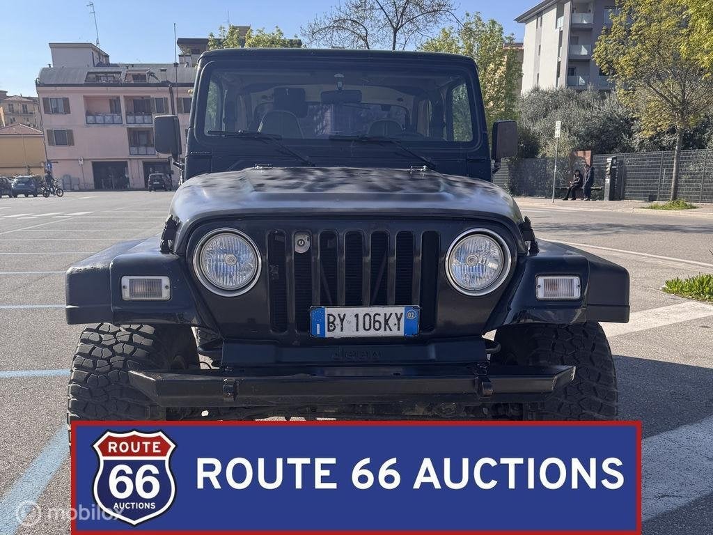 Jeep Wrangler TJ | 1997 | Route 66 Auctions, Jeep, Zwart, Bedrijf, Handgeschakeld