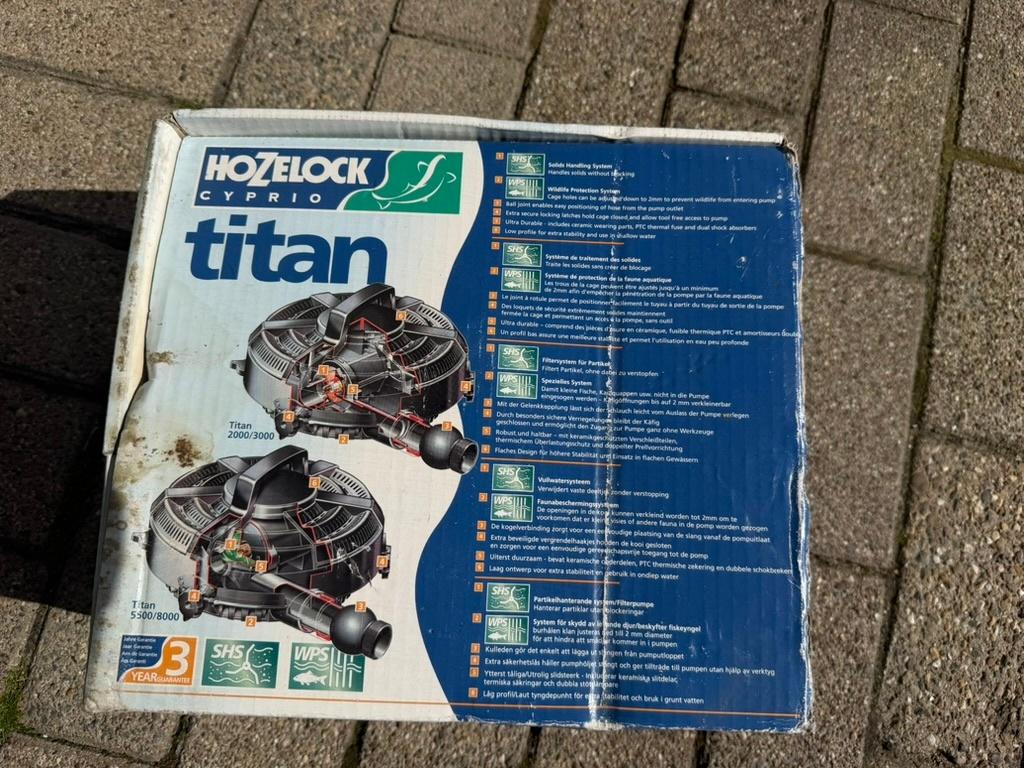 Kit filtre Hozelock Titan Cyprio Ecopower+ pour pond, Enlèvement ou Envoi, Neuf, Filtre de bassin