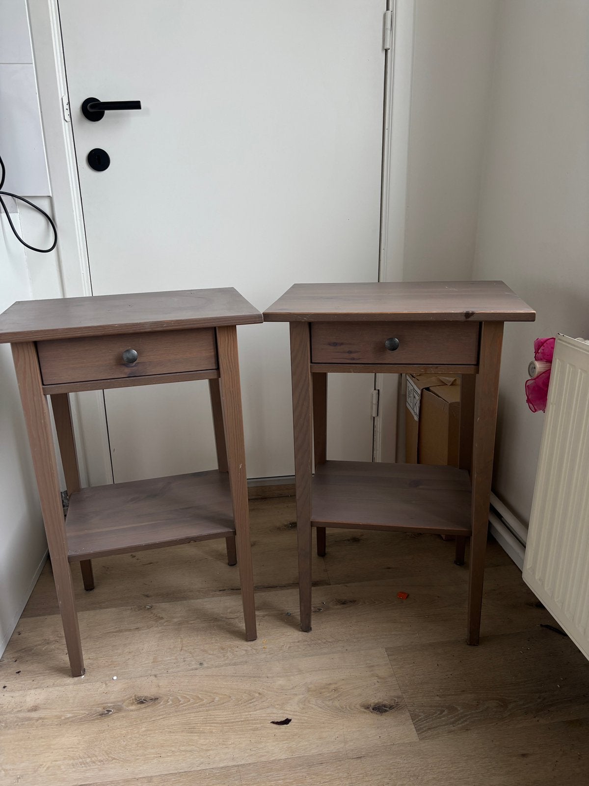 Table de chevet ourlée Ikea, lot de 2, 35 cm, Autres types, Classique, 46 cm