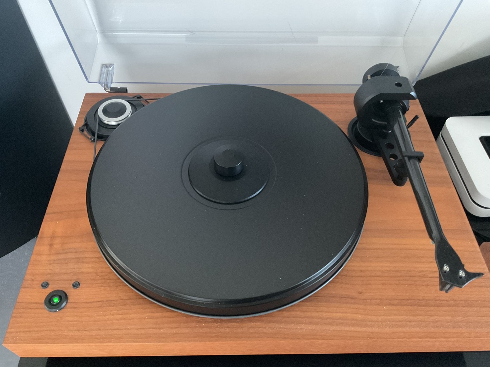 Pro-Ject 2 Xperience SB 9cc Evo Noyer + 2M Bleu, TV, Hi-fi & Vidéo, Tourne-disques, Enlèvement, Comme neuf