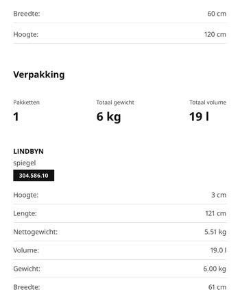 spiegel, Huis en Inrichting, Woonaccessoires | Spiegels, Ophalen, 100 tot 150 cm, Zo goed als nieuw, Overige vormen