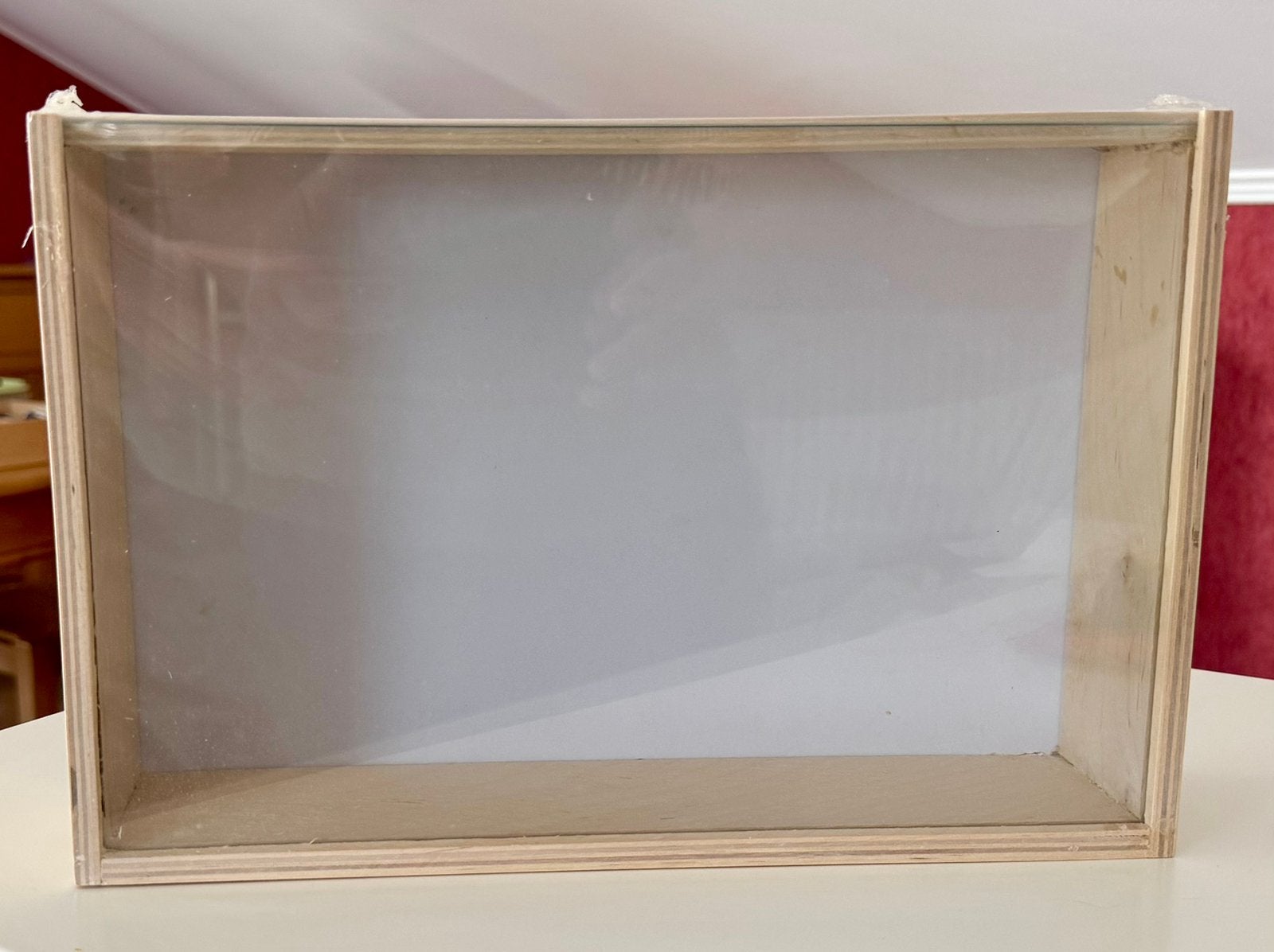 2x Cadres/boites à bricoler, Maison & Meubles, Accessoires pour la Maison | Cadres, Neuf, 20 cm, Enlèvement, Bois