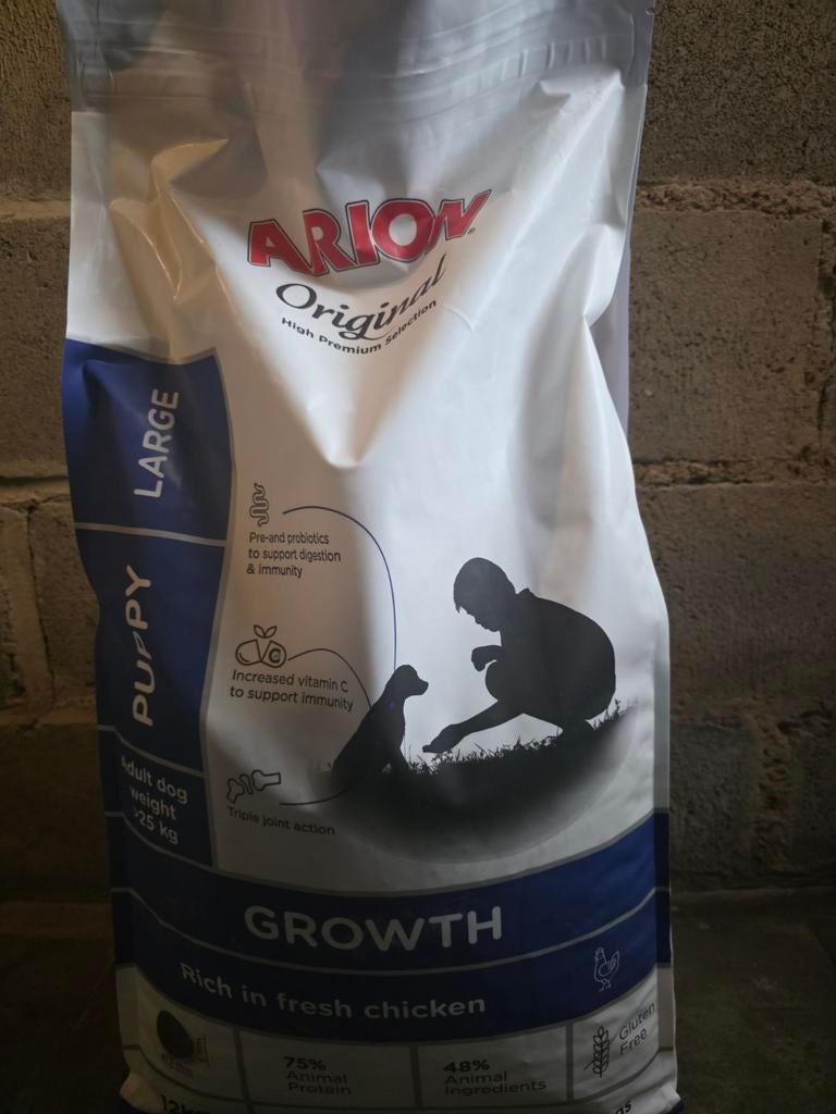 Paquet de croquettes Arion Puppy Growth, Enlèvement