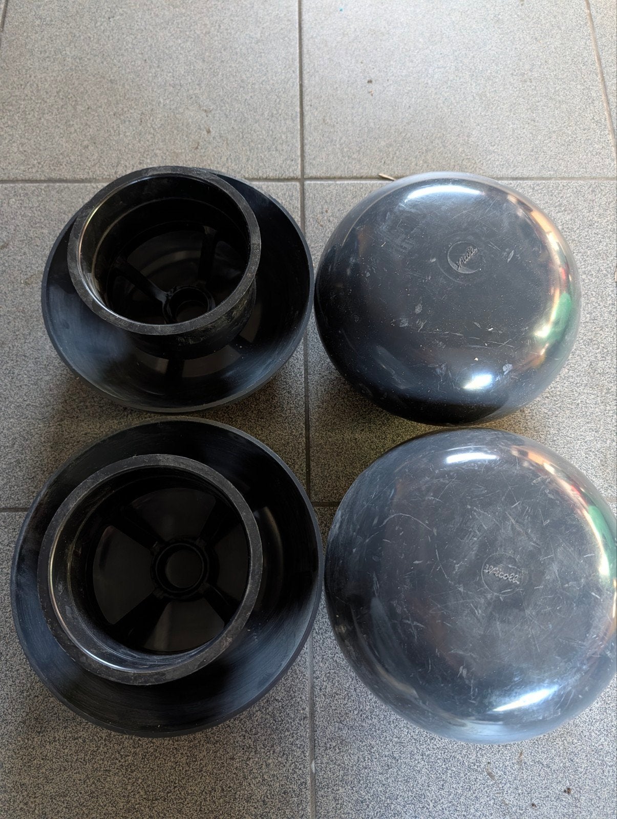 4x Nicoll CC11 ventilatiekap / dakdoorvoer Ø110 mm antraciet, Enlèvement ou Envoi