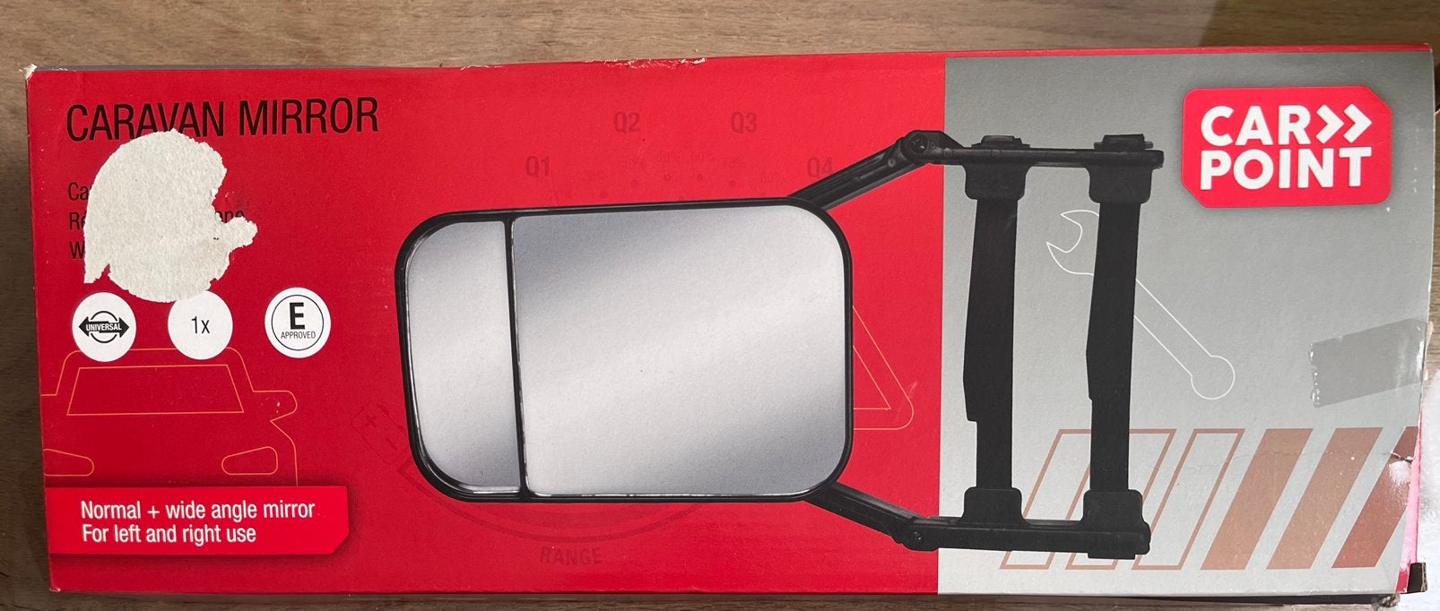 Dubbele caravanspiegels, nieuw in de doos., Auto diversen, Auto-accessoires, Ophalen of Verzenden, Nieuw