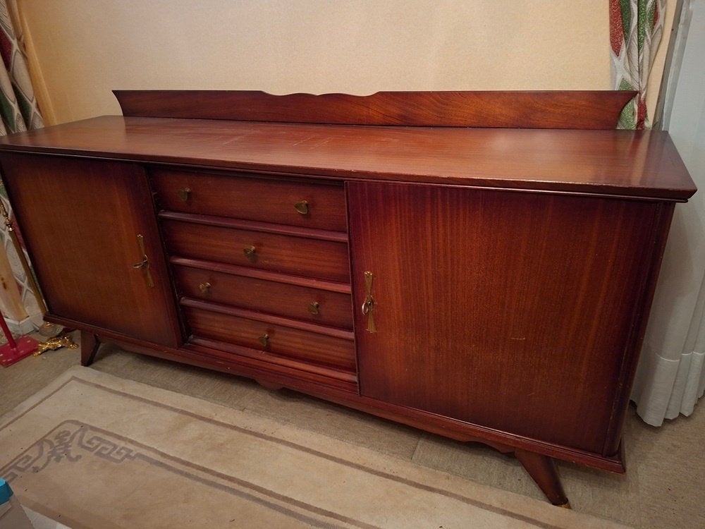 Vintage dressoir, Huis en Inrichting, Kasten | Dressoirs, Ophalen, Gebruikt, Met lade(s)