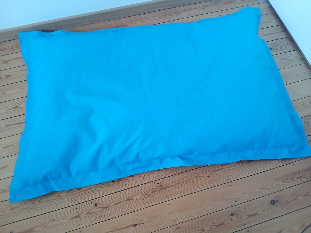 Zitzak, Maison & Meubles, Enlèvement, Utilisé, Bleu, Pouf