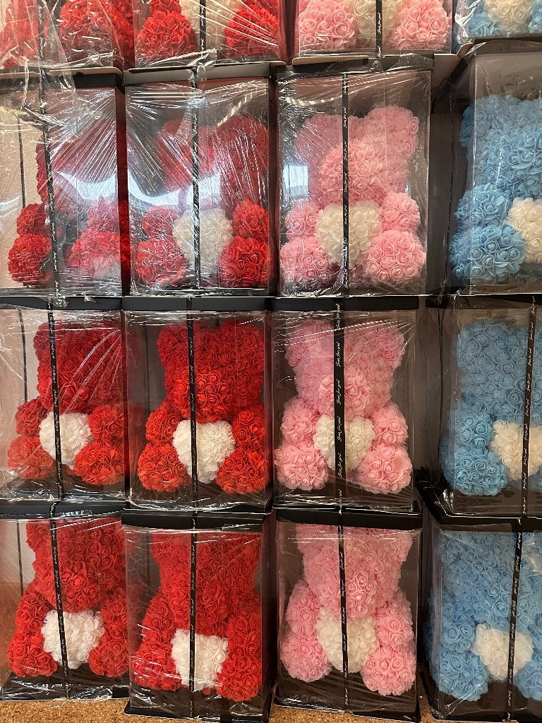 Rozen beren Valentijn geschenk - verjaardag - Liefde NIEUW, Ophalen of Verzenden, Nieuw, Cherished Teddies