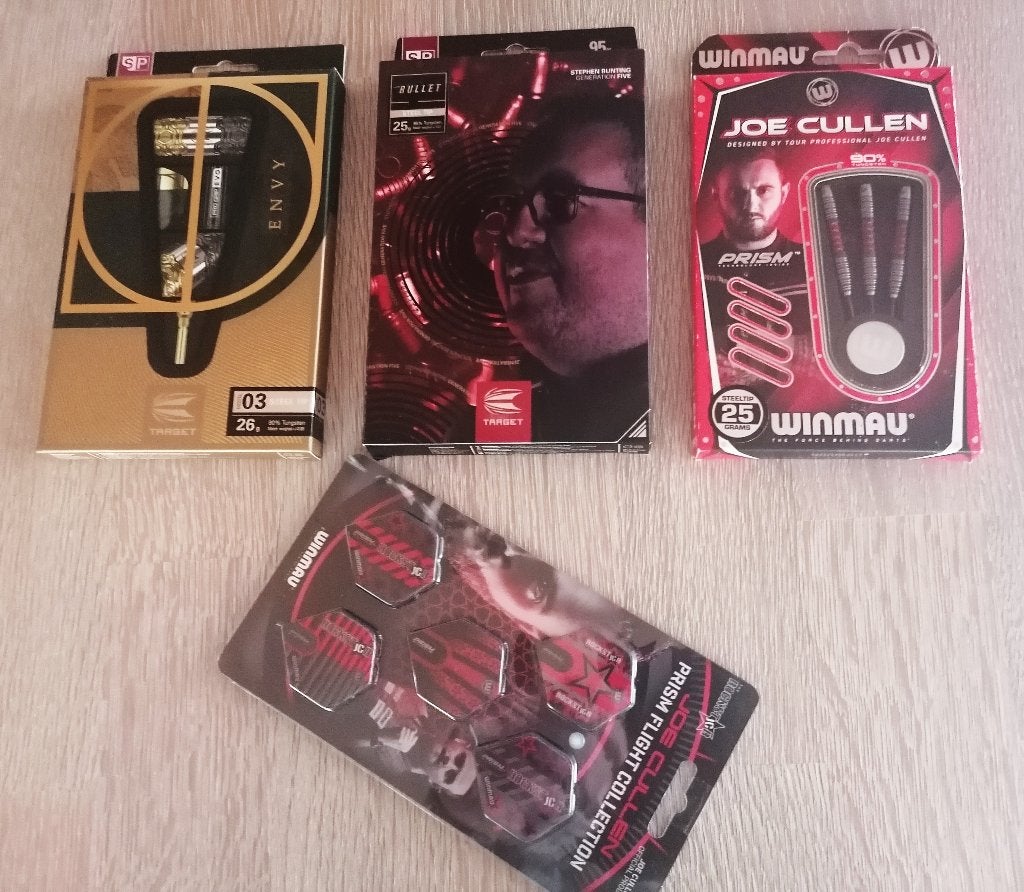 2 sets Target Swiss Points,1 set Winmau & collectie fligts., Ophalen of Verzenden, Nieuw, Pijlen
