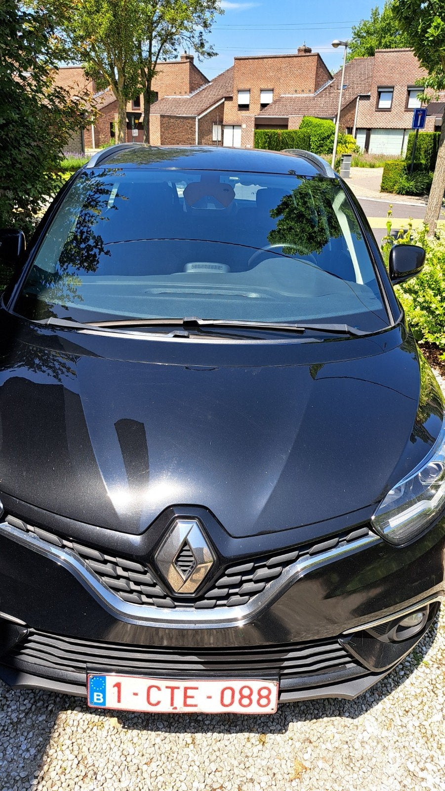 Renault Grand scénic, zwart, 7 zitplaatsen. Monovolume., Auto's, Euro 6, Diesel, Particulier, Elektrische ramen