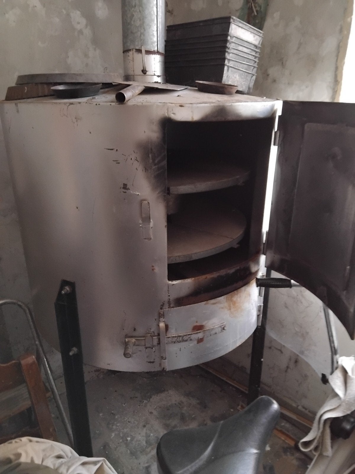 bakoven op hout, Huis en Inrichting, Kachels, Ophalen, Hout