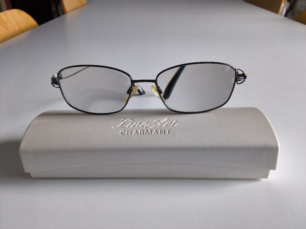 Optische bril voor dames titanium LINE ART CHARMANT, Ophalen of Verzenden, Zo goed als nieuw, Bril