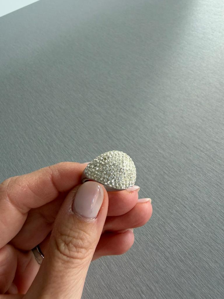 Ring Victoria maat 59, Handtassen en Accessoires, Ringen, Gebruikt, Ophalen of Verzenden, Dame, Zilver