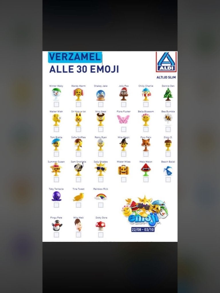 Aldi Emoji 2026, Enlèvement ou Envoi, Neuf