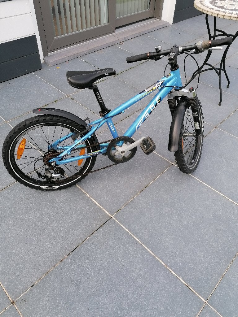 Kinderfiets te koop, Fietsen en Brommers, Velgrem, Versnellingen, Zo goed als nieuw, 20 inch