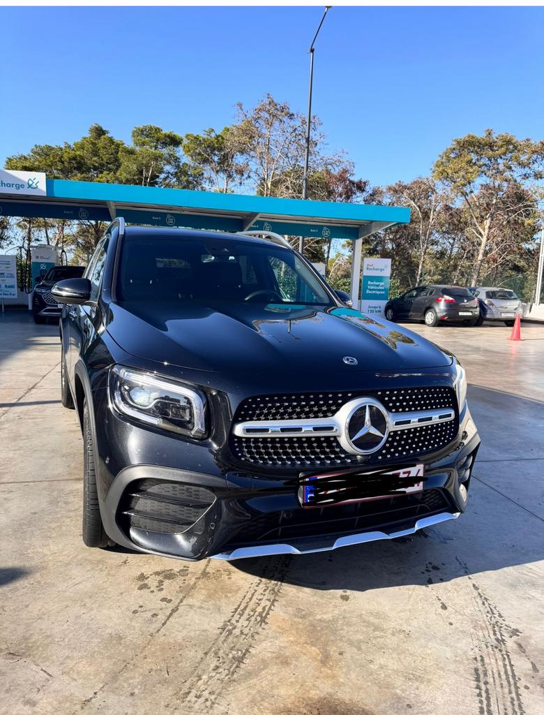 Mercedes Classe GLB 2.0 200 D AMG LINE, Auto's, Start-stop-systeem, Alcantara, Zwart, 5 deurs