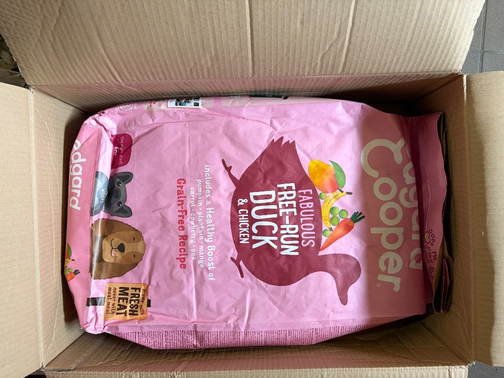 Edgar cooper puppy voeding kip en eend 12kg, Dieren en Toebehoren, Ophalen of Verzenden, Hond