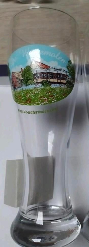 Groot glas van de Watermolen, 1 liter glas, Verzamelen, Biermerken, Ophalen of Verzenden, Nieuw
