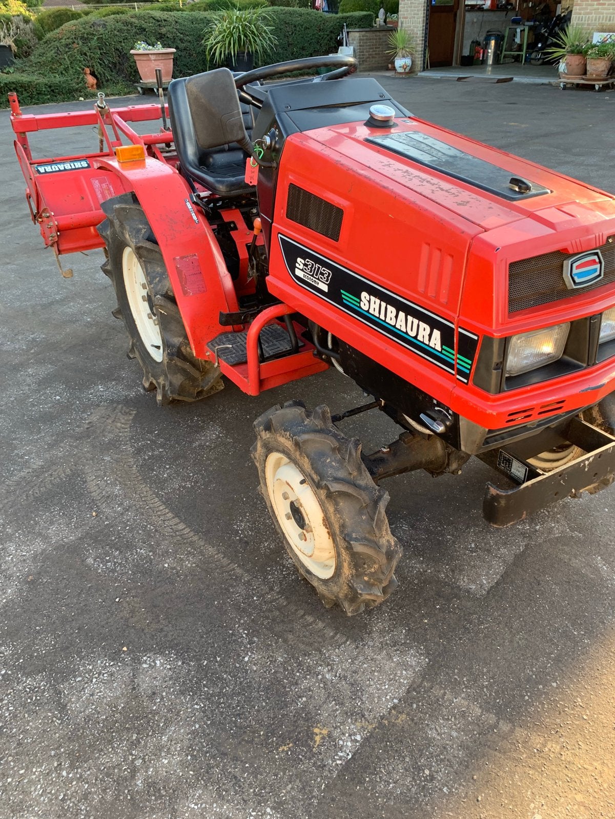 Mini Tracktor chibaura 15 pk, Tuin en Terras, Ophalen, Zo goed als nieuw
