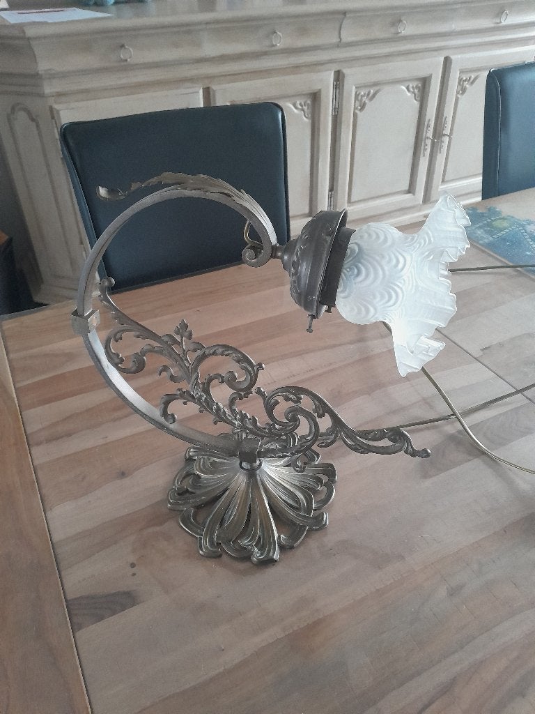 Antieke lamp, Antiek en Kunst, Ophalen