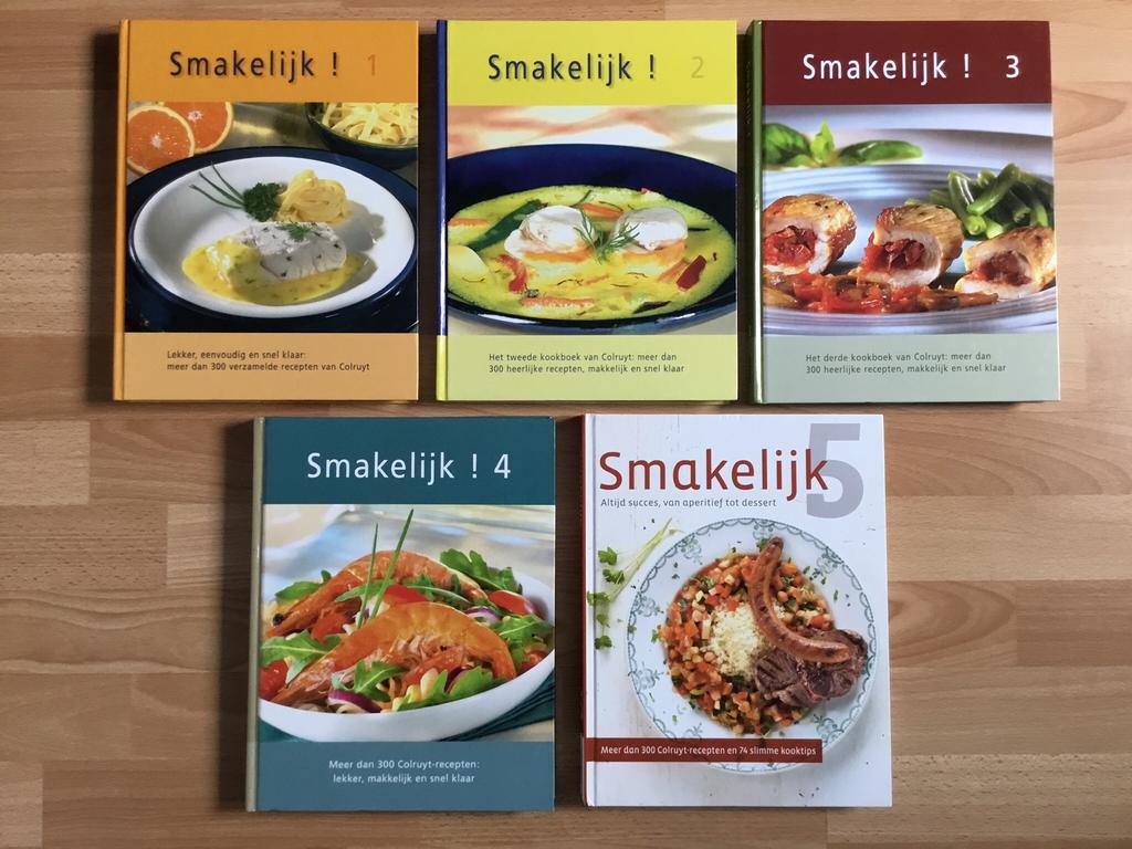 Colruyt kookboeken Smakelijk, Ophalen of Verzenden