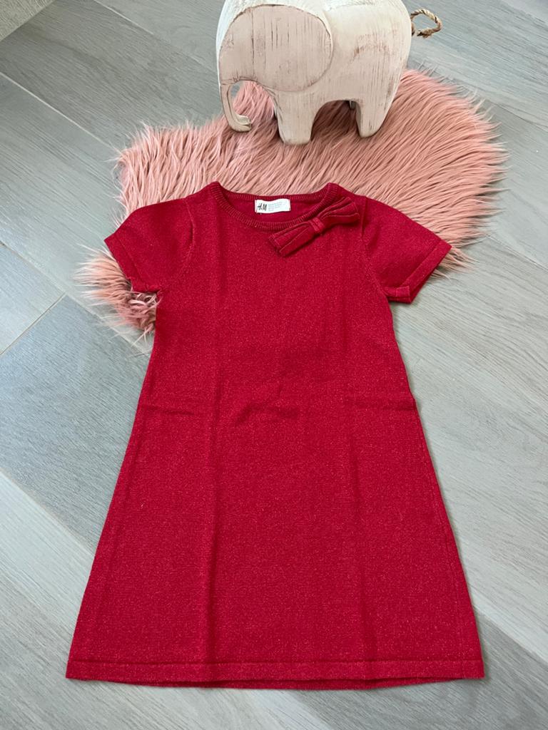 Rood jurkje, Kinderen en Baby's, Kinderkleding | Maat 110, Ophalen of Verzenden, Zo goed als nieuw