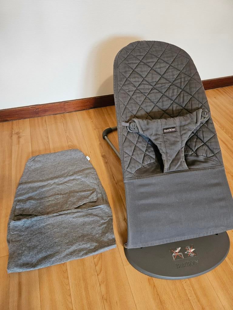 Transat BabyBjörn avec housse de protection supplémentaire, Enlèvement, Chaise rebondissante, Autres marques, Avec ceinture(s)