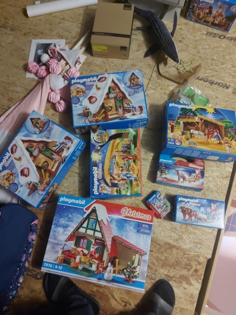 Playmobile kerst uitgaven, Kinderen en Baby's, Speelgoed | Playmobil, Ophalen, Zo goed als nieuw, Complete set