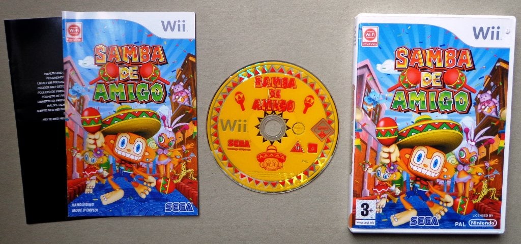 Samba De Amigo voor de Nintendo Wii Compleet, Ophalen of Verzenden, Zo goed als nieuw
