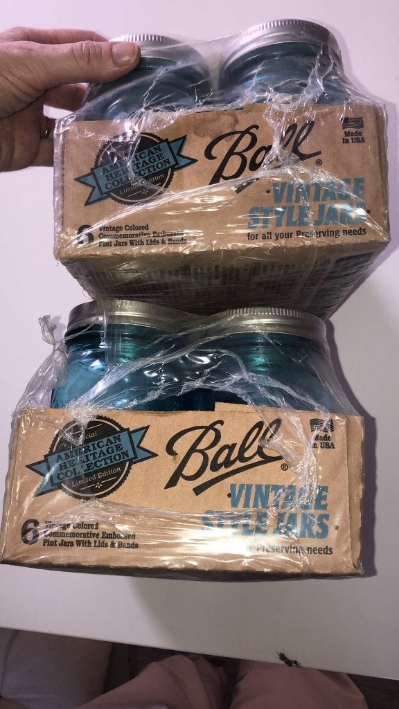 Ball jars American Heritage collector blue glass pint jars, Hobby en Vrije tijd, Overige Hobby en Vrije tijd, Ophalen, Nieuw