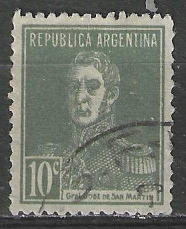 Argentinie 1923/1924 - Yvert 302A - Jose de San Martín (ST), Verzenden, Gestempeld