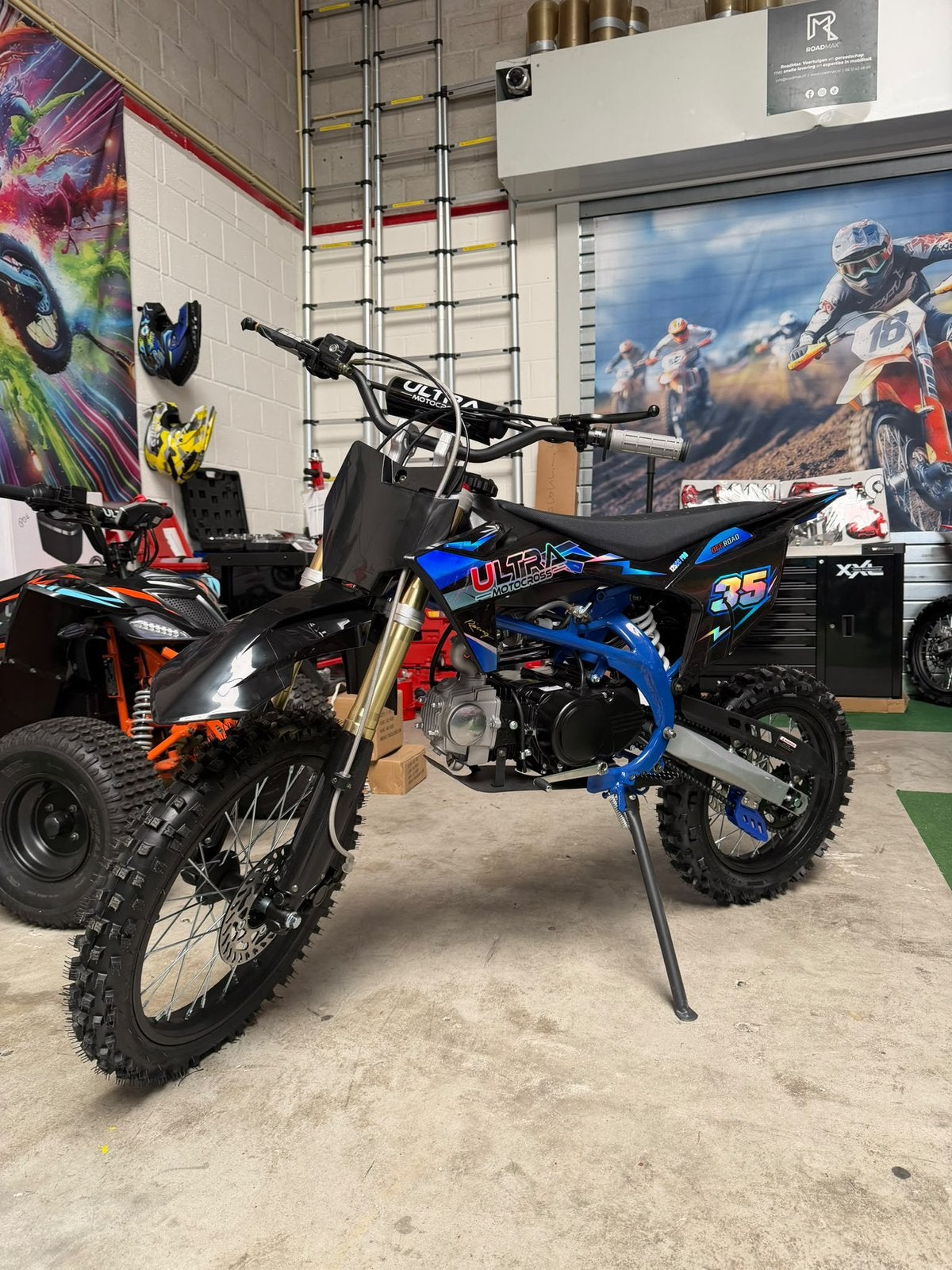 ‼️NIEUW‼️ Ultra Motocross Crosser 125cc Pro E-Start 95km/h, Nieuw, 4 versnellingen, 125 cc, Ophalen of Verzenden
