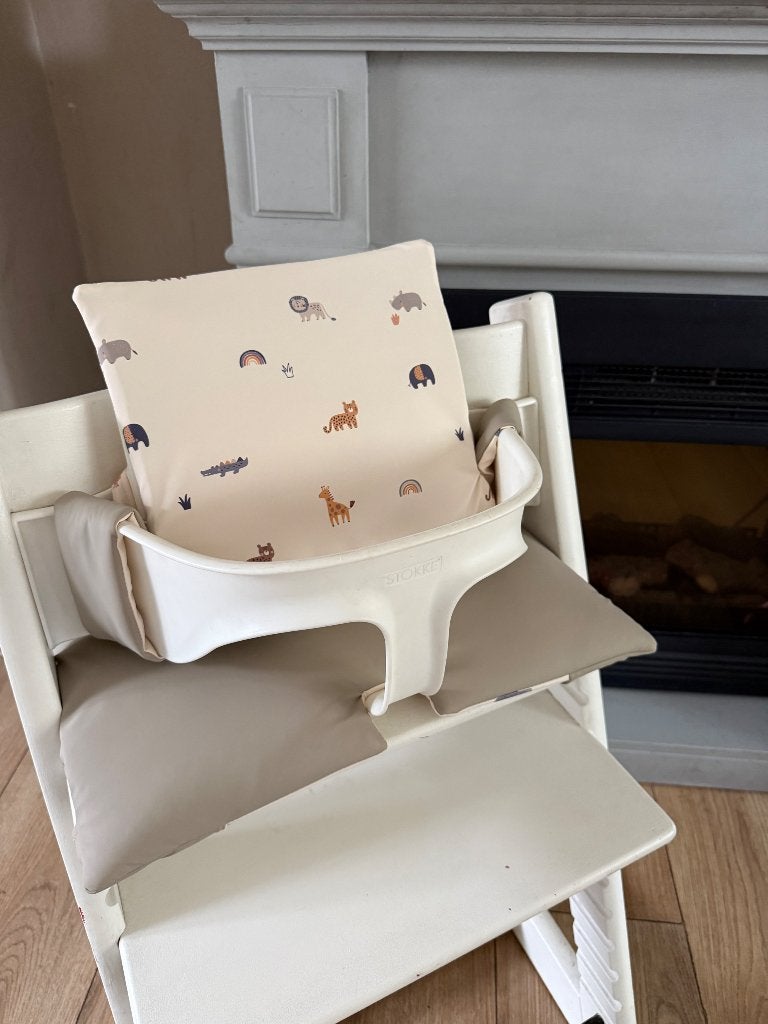 Kussenset stokke Tripp Trapp kinderstoel geplastificeerd, Kinderen en Baby's, Ophalen of Verzenden, Nieuw, Stoelverkleiner