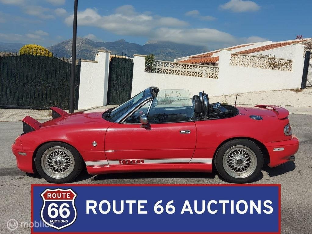 Mazda MX-5 | 1992 | Route 66 Auctions, Auto's, Zwart, Bedrijf, Handgeschakeld, Overige carrosserie