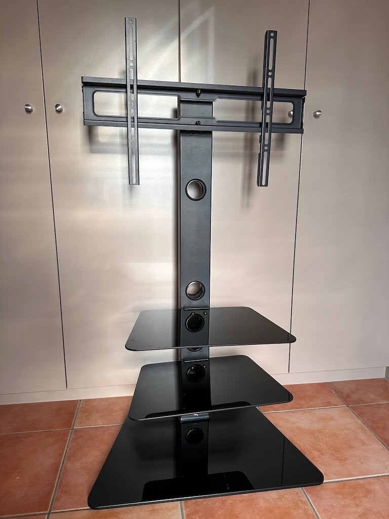 Meuble TV Bontec sur pied - 3 étagères, Enlèvement, Comme neuf