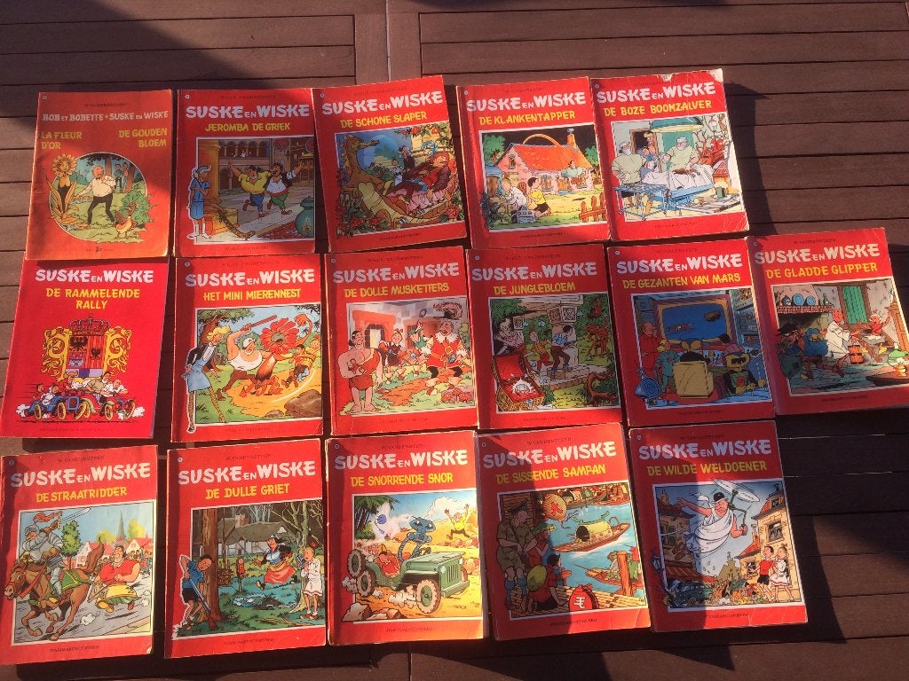 Bandes dessinées Suske et Wiske 16 pièces (Nederlands), Plusieurs BD, Enlèvement, Utilisé, Willy Vandersteen