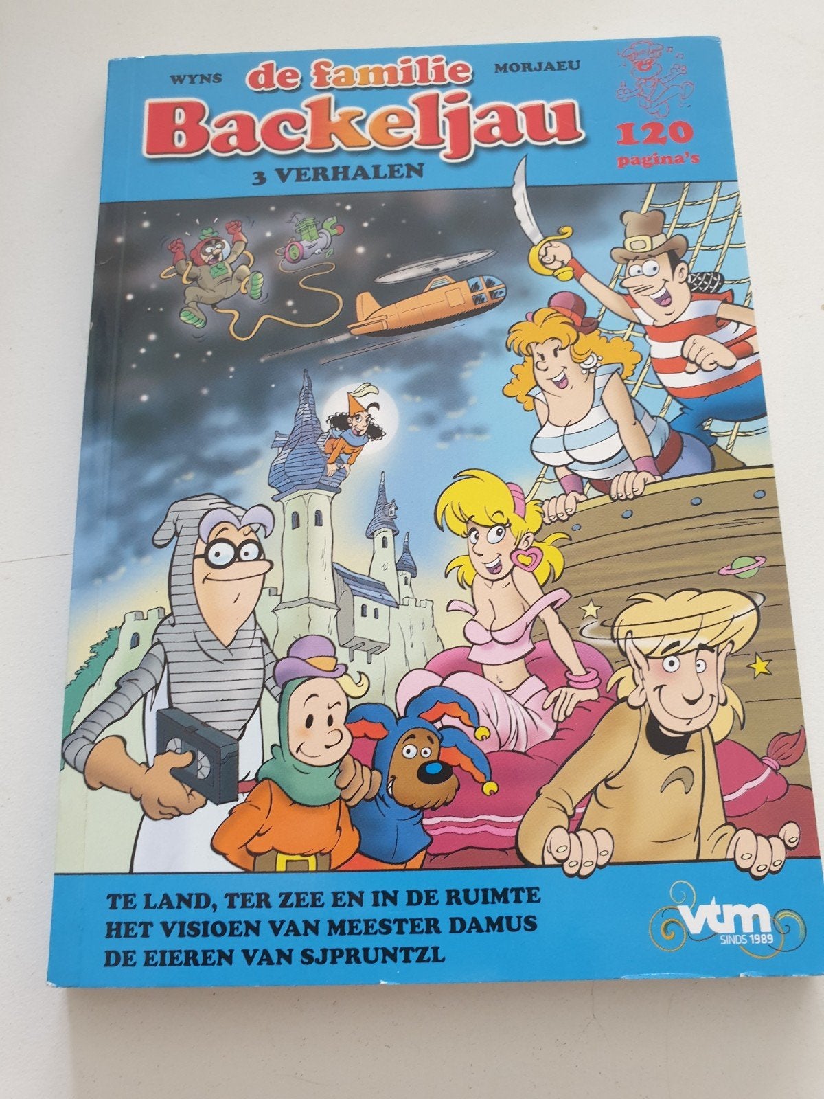 De familie Backeljau 3 verhalen VTM uitgave, Boeken, Stripverhalen, Eén stripboek, Ophalen of Verzenden, Zo goed als nieuw