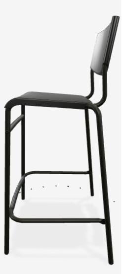 5 tabourets de bar STIG Ikea, Maison & Meubles, Métal, Utilisé, 60 à 90 cm, 5 tabourets ou plus