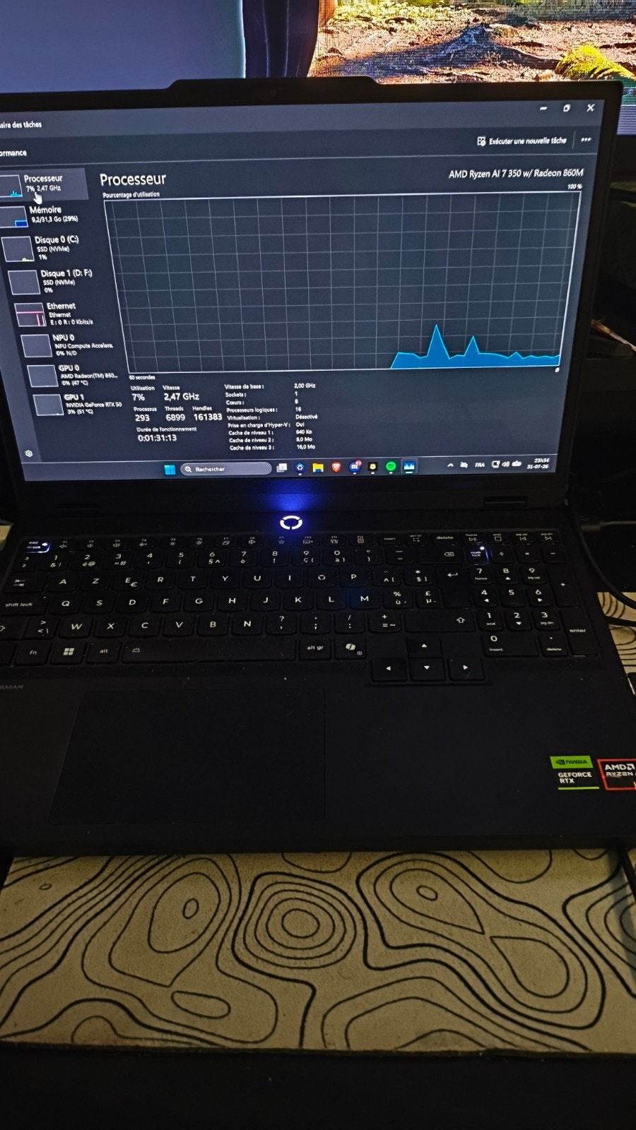 Lenovo legion 5 akp 10 rtx 5070 ryzen 7 ai 350 oled-scherm 1, Ophalen, Met videokaart, Nieuw, 1500gb