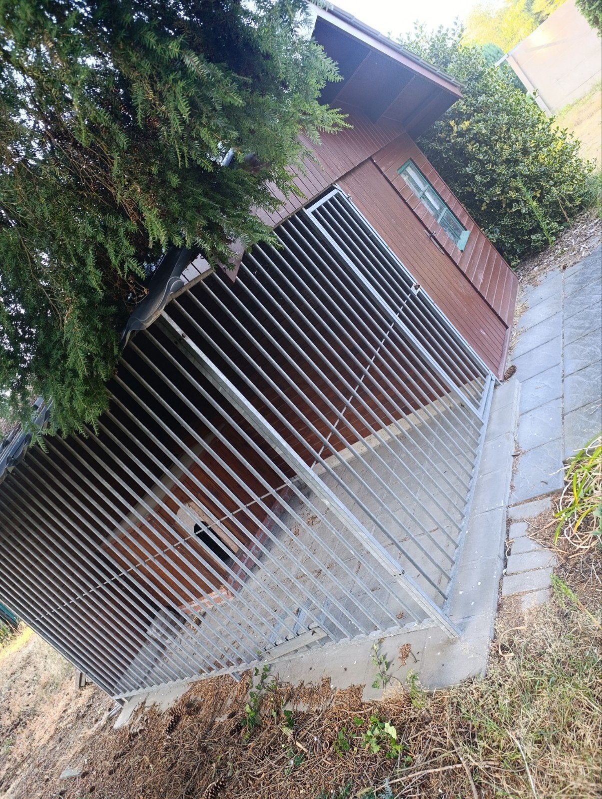 laisse pour chien avec abri de jardin, 200 à 400 cm, Enlèvement, Utilisé, 500 cm ou plus