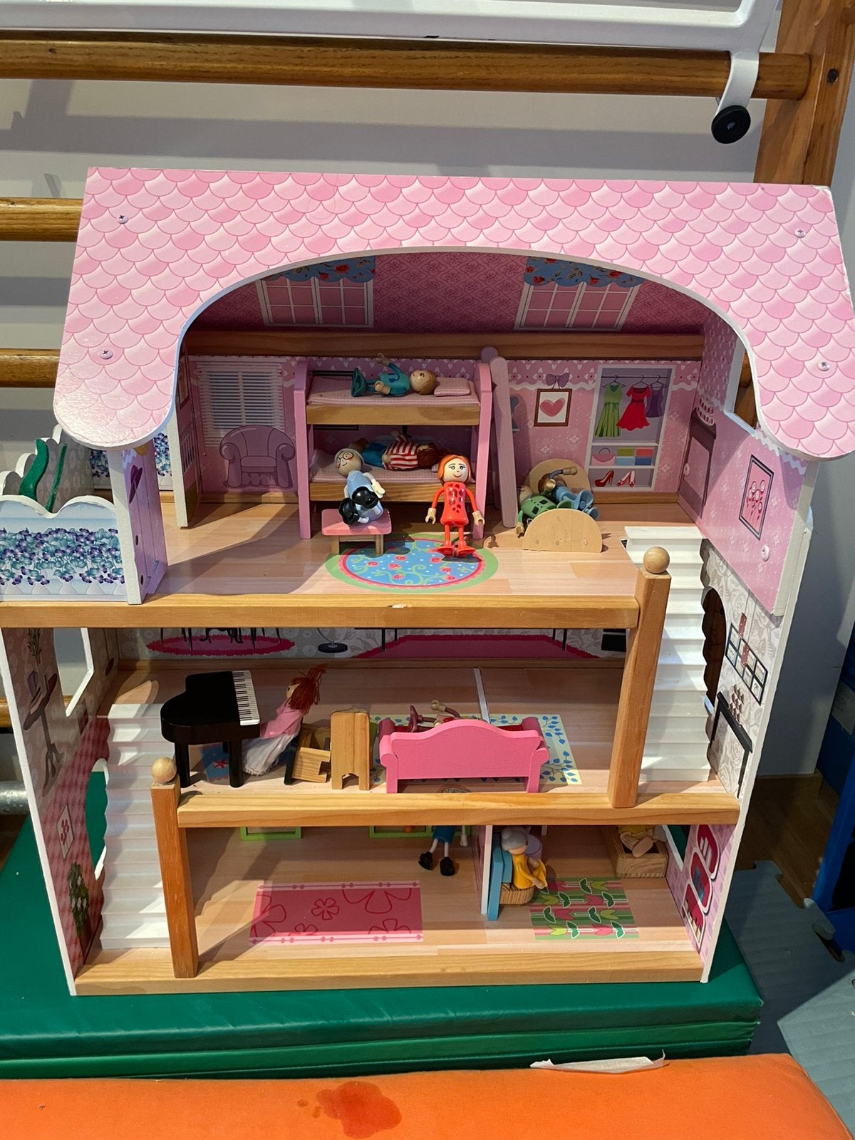 Poppenhuis voor kinderen, Ophalen, Gebruikt, Poppenhuis