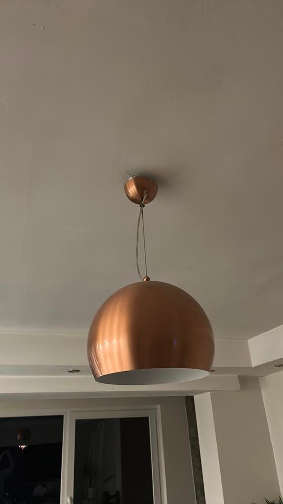 Lustre cuivre, Ophalen of Verzenden, Gebruikt
