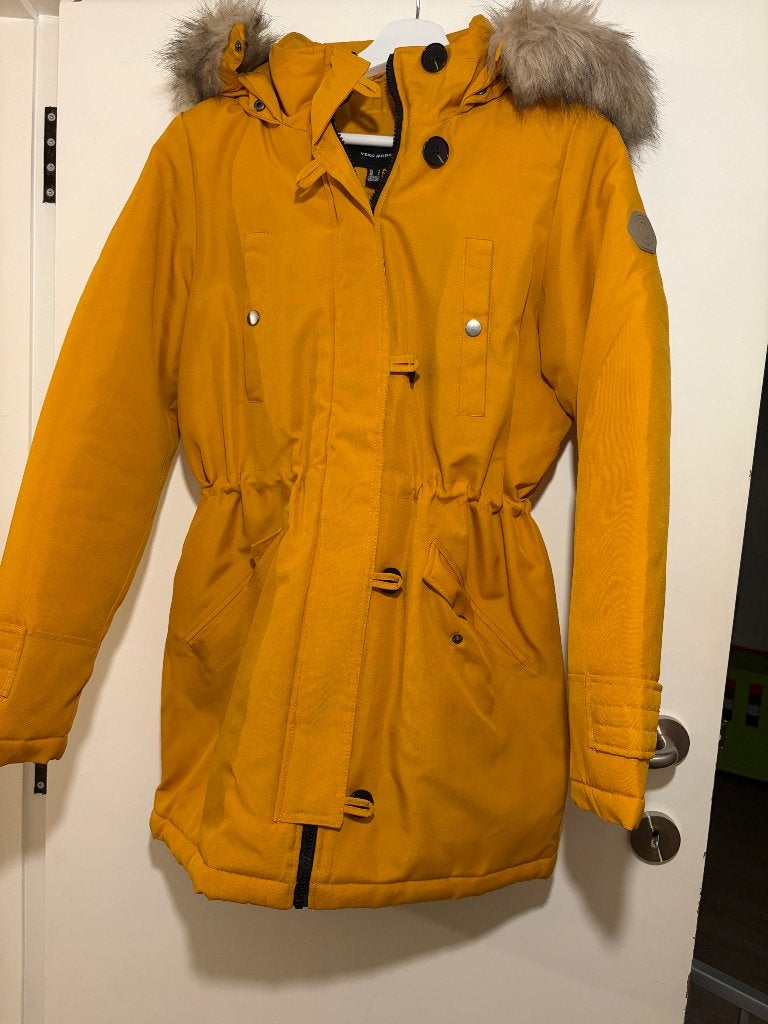Winterjas Vero Moda S, Ophalen, Vero Moda, Geel, Zo goed als nieuw