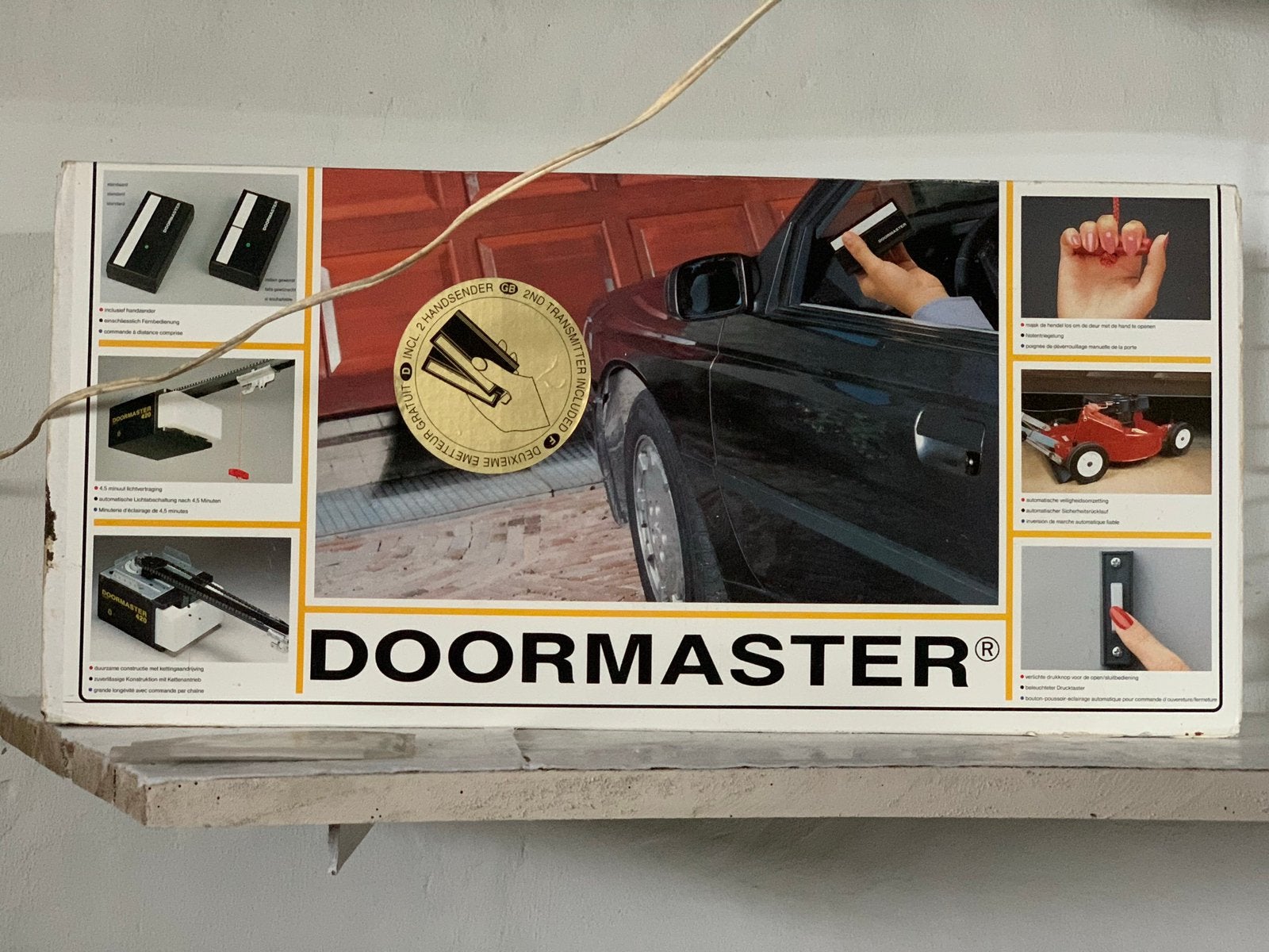 Doormaster een automatische garagepoort opener, Ophalen, Zo goed als nieuw