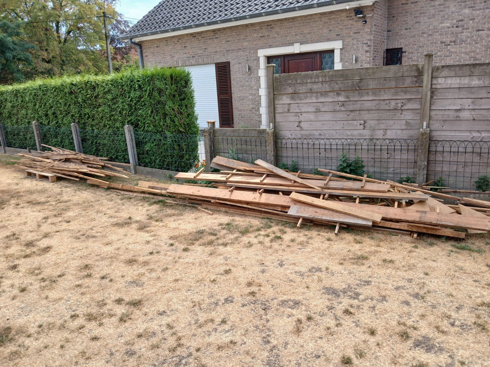 brandhout  gratis, Enlèvement