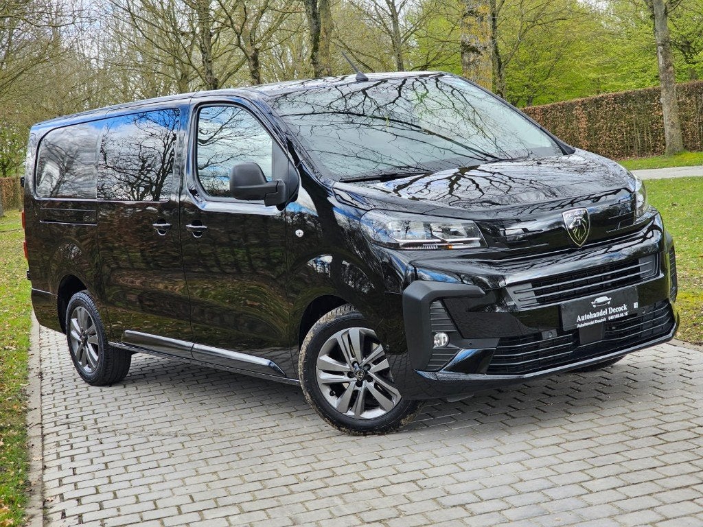 Peugeot expert dubbele cabine | 5zit | btw | DODE HOEK, Automaat, Stof, Zwart, Bedrijf